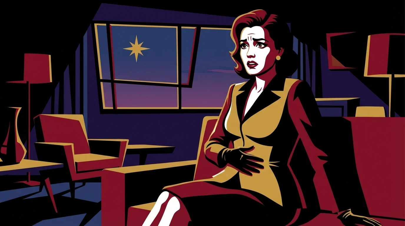 A woman contemplating potential ectopic pregnancy symptoms, with one hand on her abdomen, representing the anxiety and hope of early pregnancy. ectopic-pregnancy-symptoms-vs-normal-bestie-ai.webp