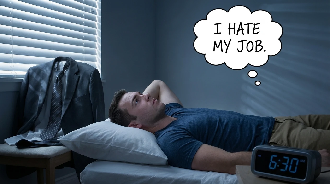 What It Really Means When You Wake Up Thinking “I Hate My Job”