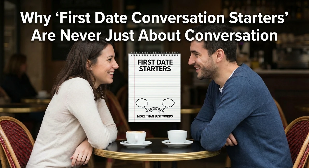 Why “First Date Conversation Starters” Are Never Just About Conversation