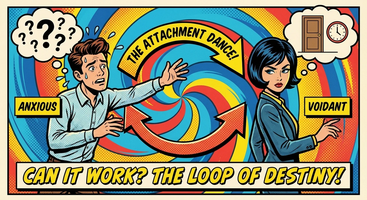 Can an Anxious and Avoidant Relationship Work? — The Attachment Dance That Feels Like Destiny but Functions Like a Loop