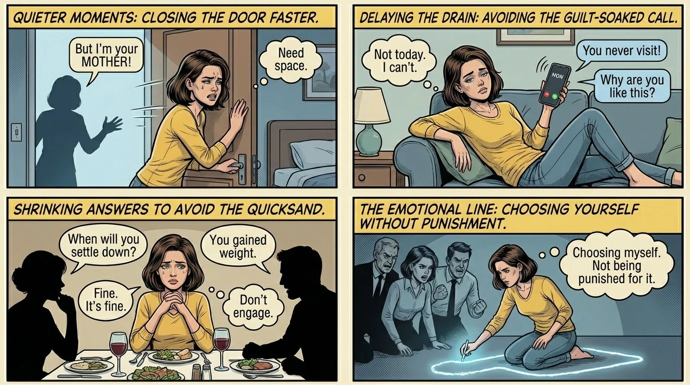 How to Set Boundaries with Toxic Family — The Line You Draw to Protect the Parts of You They Can No Longer Access