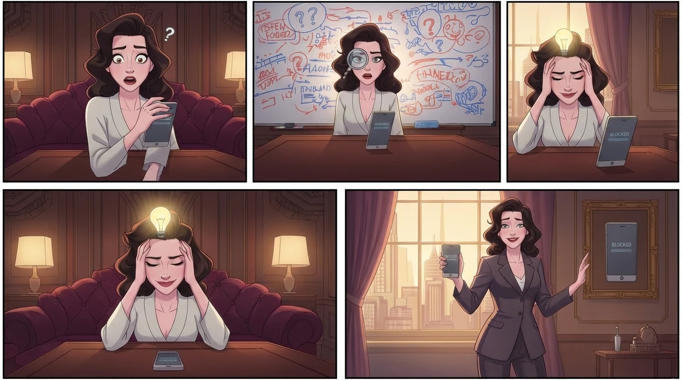 My Ex Blocked Me for No Reason — When Silence Becomes a Form of Rewrite