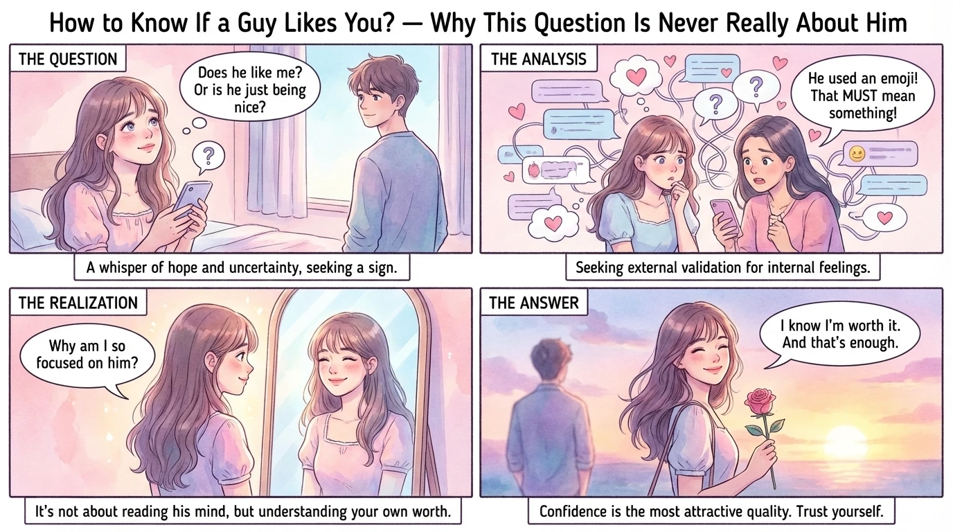How to Know If a Guy Likes You? — Why This Question Is Never Really About Him