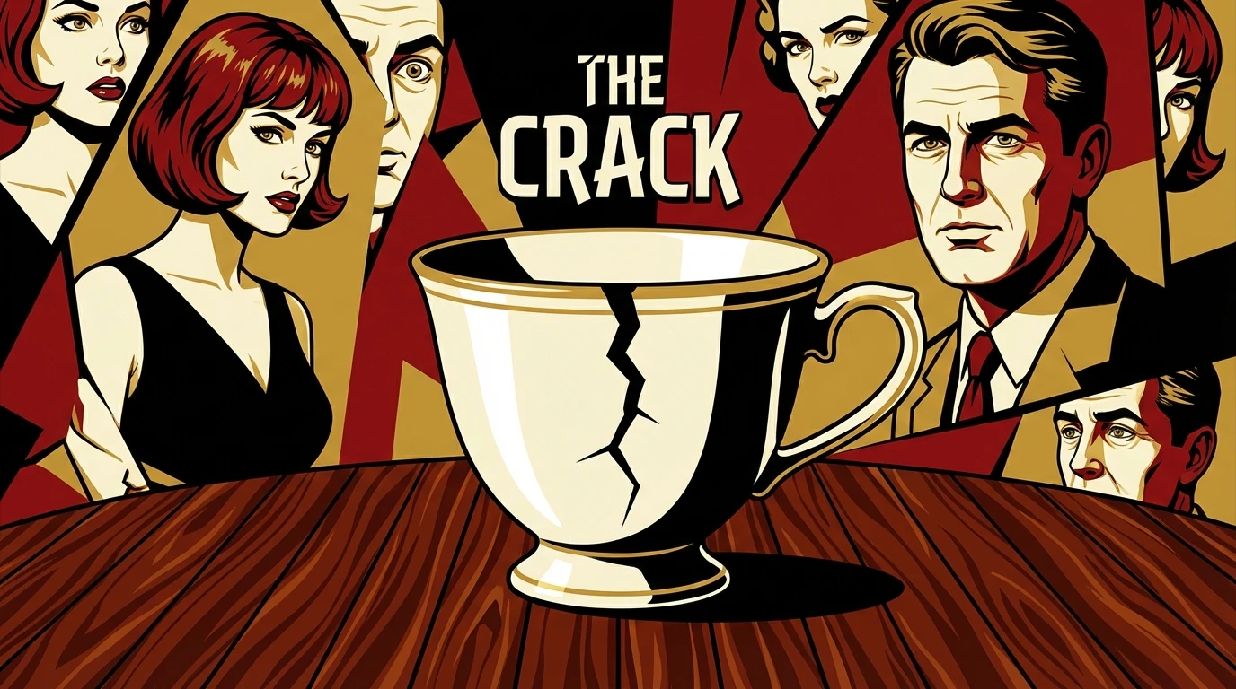 A cracked teacup symbolizing the hidden flaws and subtle signs of a narcissistic partner in a marriage. signs-of-a-narcissistic-partner-in-a-marriage-bestie-ai.webp