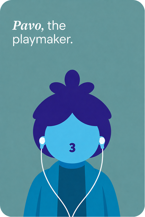 Pavo, the playmaker